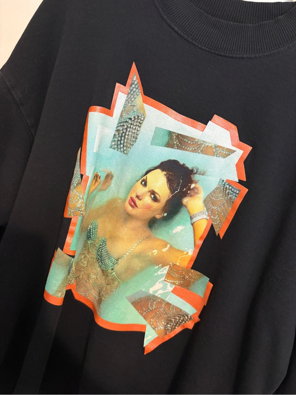 Taylor Swift Black Life of a Showgirl Sweatshirt Crewneck